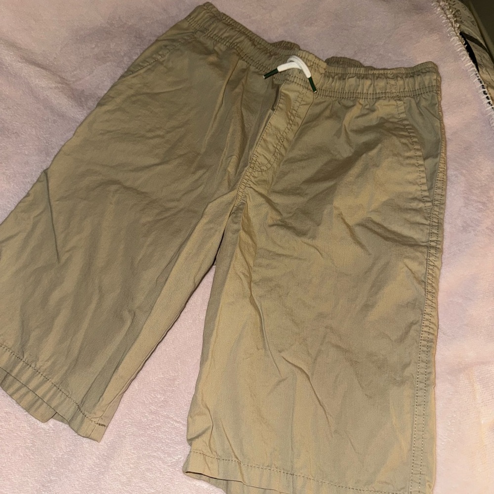 Cat & Jack Kids Tan and Striped Bottoms - Picture 4 of 4